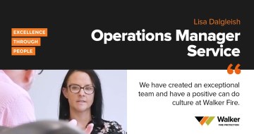 Excellence Through People – Lisa Dalgleish, Operations Manager Service, Walker Fire Protection