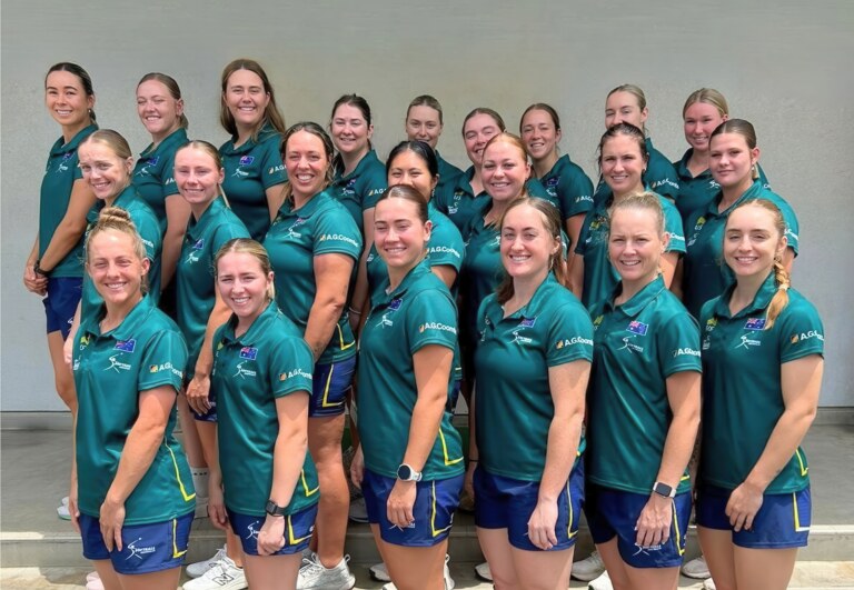 Australian Women’s National Softball squad, Aussie Spirit, pictured at High-Performance Camp in Japan on 1 July 2025.