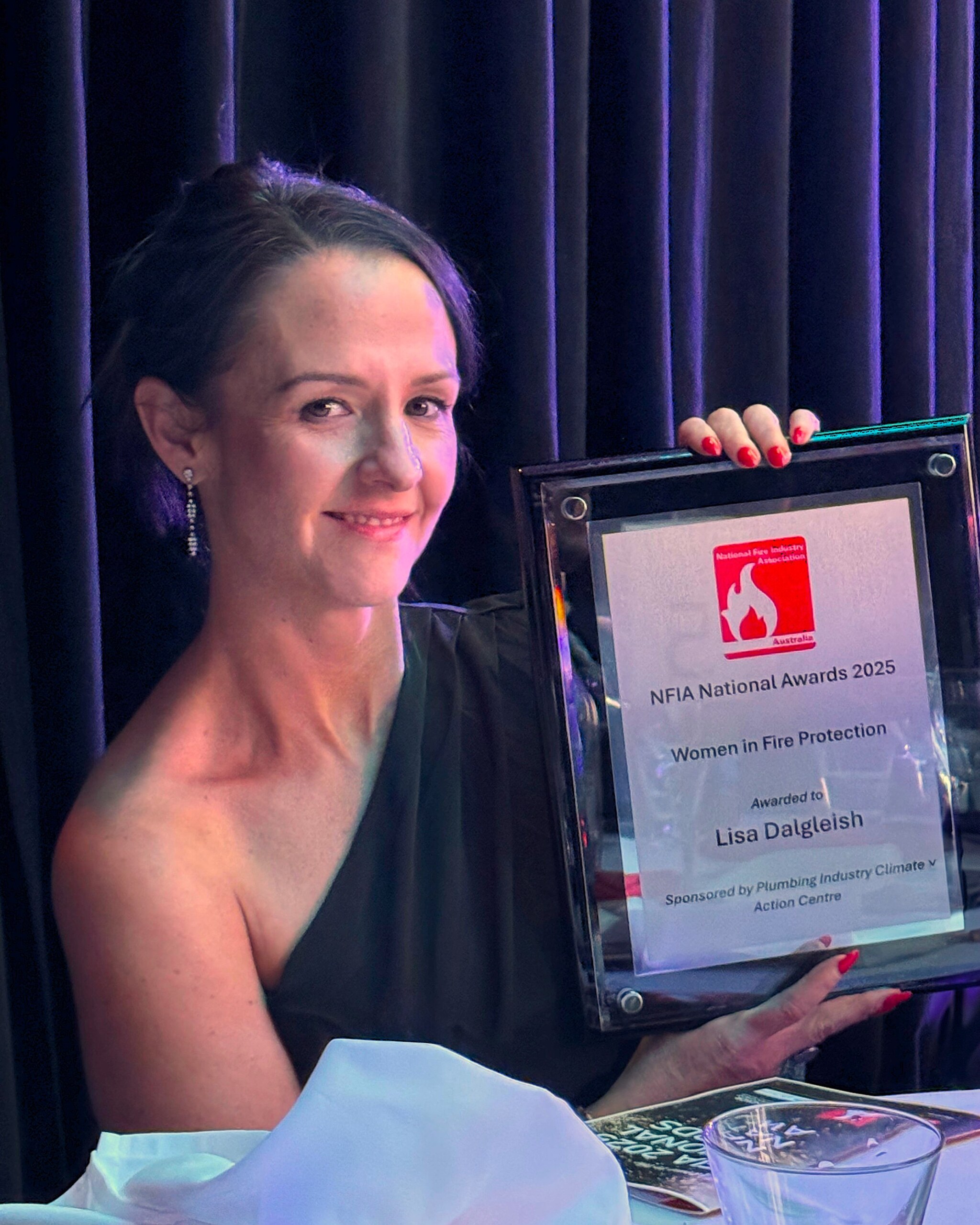 NFIA National Awards 2025 - Women in Fire Protection - Lisa Dalgeish, 1 Aug 2025